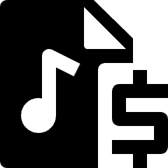 Audio File Money Fund Icon from Nova Solid Set