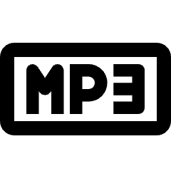 Audio File Mp3 1 Icon from Nova Line Set