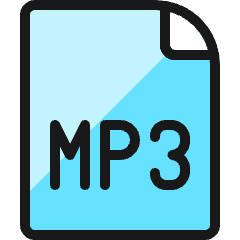 Audio File Mp3 Icon from Ultimate Colors Set