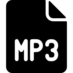 Audio File Mp 3 Icon from Ultimate Bold Set