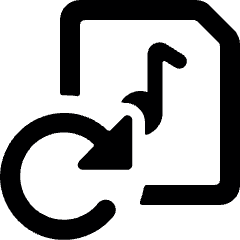 Audio File Refresh Icon from Ultimate Bold Set