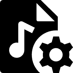 Audio File Setting Icon from Nova Solid Set