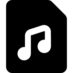 Audio File Icon from Ultimate Bold Set