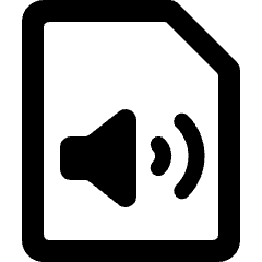 Audio File Volume Alternate Icon from Ultimate Bold Set