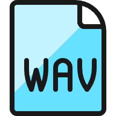 Audio File Wav Icon from Ultimate Colors Set