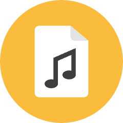 Music File Icon from Kameleon Colors Set