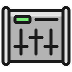 Equalizer Icon from Ultimate Colors Set
