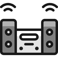 Equalizer Stereo Play Icon from Ultimate Colors Set