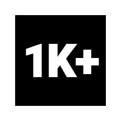 1k Plus Fill Icon from Sharp Fill - Streamline Material Set