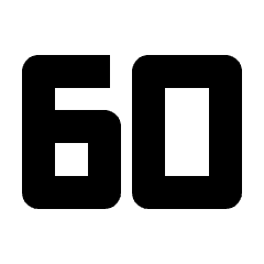 60fps Icon from Outlined Line - Streamline Material Set