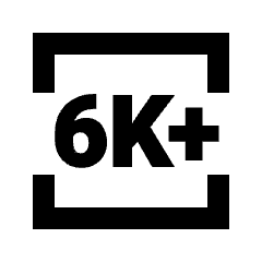 6k Plus Icon from Sharp Line - Streamline Material Set