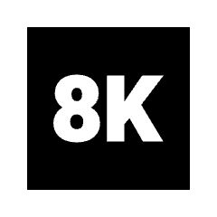 8k Fill Icon from Sharp Fill - Streamline Material Set