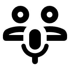 Adaptive Audio Mic Icon from Rounded Line - Streamline Material Set