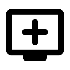 Add To Queue Icon from Rounded Line - Material Pro Set