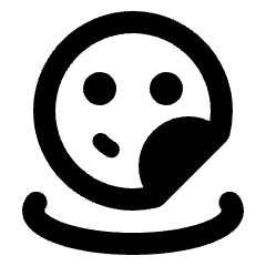 Ar Stickers Icon from Rounded Line - Streamline Material Set