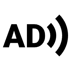Audio Description Icon from Outlined Line - Streamline Material Set