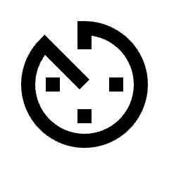 Av Timer Fill Icon from Sharp Fill - Streamline Material Set