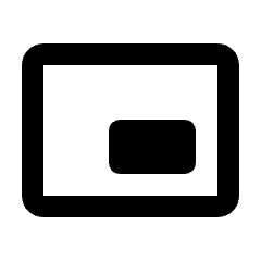 Branding Watermark Icon from Rounded Line - Streamline Material Set