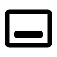 Call To Action Icon from Rounded Line - Material Pro Set