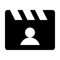 Cinematic Blur Fill Icon from Outlined Fill - Streamline Material Set