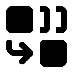 Combine Fill Icon from Rounded Fill - Streamline Material Set