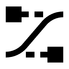 Ease In Out Fill Icon from Sharp Fill - Streamline Material Set
