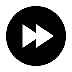 Fast Forward Circle Fill Icon from Sharp Fill - Streamline Material Set