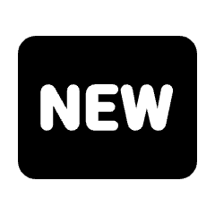Fiber New Fill Icon from Rounded Fill - Streamline Material Set
