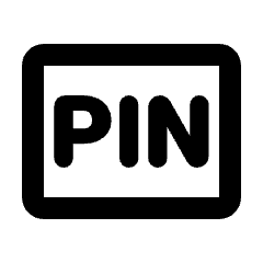 Fiber Pin Icon from Rounded Line - Streamline Material Set