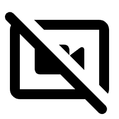 Hangout Video Off Icon from Rounded Line - Streamline Material Set