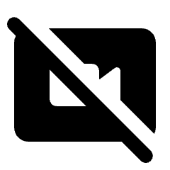 Hangout Video Off Fill Icon from Rounded Fill - Material Pro Set