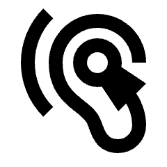 Hearing Aid Icon from Sharp Line - Material Pro Set