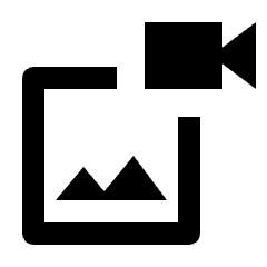 Image To Video Icon from Outlined Line - Streamline Material Set