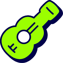 Instruments Guitar Icon from Stickies Duo Set