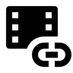 Link Video Fill Icon from Outlined Fill - Streamline Material Set