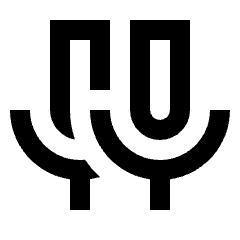 Mic Double Icon from Sharp Line - Material Pro Set