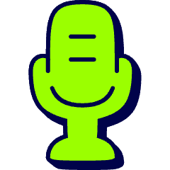Mic Icon from Stickies Duo Set