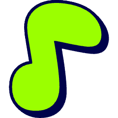 Music Note 1 Icon from Stickies Duo Set