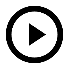 Play Circle Icon from Sharp Line - Streamline Material Set