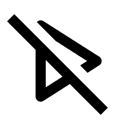 Play Disabled Icon from Outlined Line - Material Pro Set