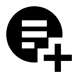 Playlist Add Circle Fill Icon from Sharp Fill - Material Pro Set