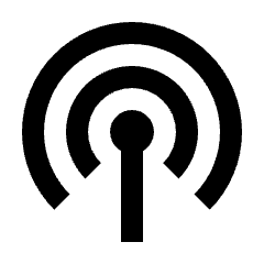 Podcasts Icon from Sharp Line - Material Pro Set