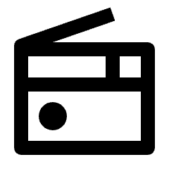 Radio Icon from Outlined Line - Streamline Material Set