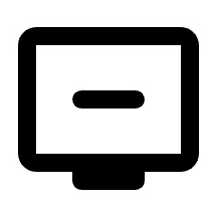 Remove From Queue Icon from Rounded Line - Streamline Material Set