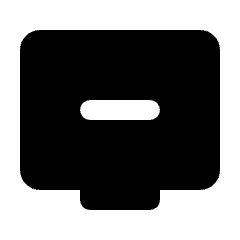 Remove From Queue Fill Icon from Rounded Fill - Streamline Material Set