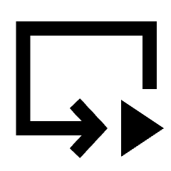 Repeat From Start Fill Icon from Sharp Fill - Streamline Material Set