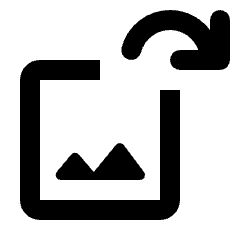 Replace Image Icon from Rounded Line - Material Pro Set