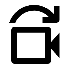 Replace Video Icon from Outlined Line - Streamline Material Set