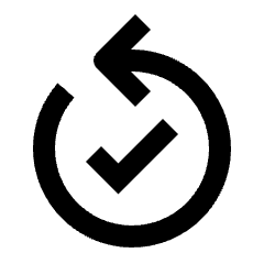 Replay Check Fill Icon from Outlined Fill - Material Pro Set