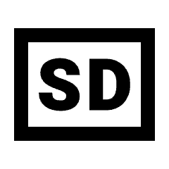 Sd Icon from Sharp Line - Material Pro Set